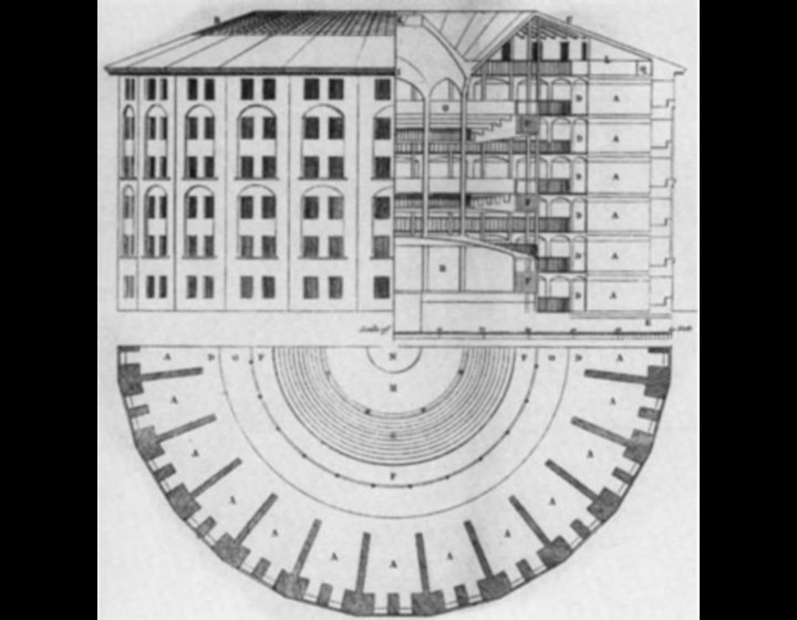 Jeremy Bentham Panopticon. Der Hermetische Raum / The Hermetic Space. Wonderloch Kellerland Berlin 2013