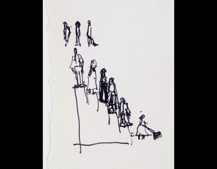 Josef Kramhöller, Ohne Titel (Soziale Treppe), 1999/2000. Courtesy Kienzle Art Foundation. Wonderloch Kellerland 2013